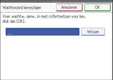 Schermafbeelding Bedieningspaneel