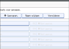 Schermafbeelding Bedieningspaneel