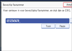Schermafbeelding Bedieningspaneel