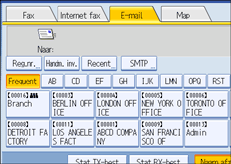Schermafbeelding Bedieningspaneel
