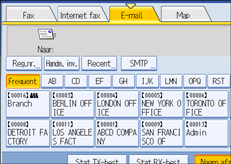 Schermafbeelding Bedieningspaneel