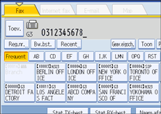 Schermafbeelding Bedieningspaneel
