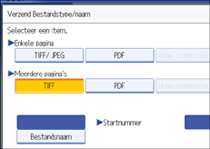 Schermafbeelding Bedieningspaneel