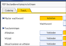 Schermafbeelding Bedieningspaneel