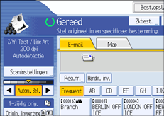 Schermafbeelding Bedieningspaneel