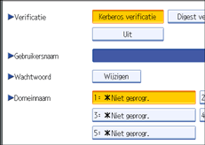 Schermafbeelding Bedieningspaneel