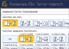 Schermafbeelding Bedieningspaneel