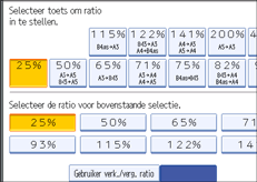 Schermafbeelding Bedieningspaneel