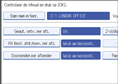 Schermafbeelding Bedieningspaneel