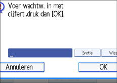 Schermafbeelding Bedieningspaneel