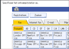 Schermafbeelding Bedieningspaneel
