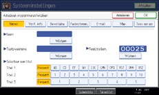 Schermafbeelding Bedieningspaneel