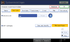 Schermafbeelding Bedieningspaneel