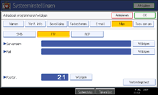 Schermafbeelding Bedieningspaneel