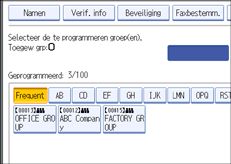 Schermafbeelding Bedieningspaneel