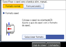 Imagem do ecr&atilde; do painel de opera&ccedil;&atilde;o