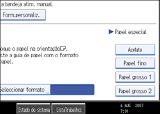 Imagem do ecr&atilde; do painel de opera&ccedil;&atilde;o