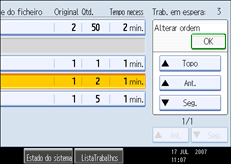 Imagem do ecr&atilde; do painel de opera&ccedil;&atilde;o