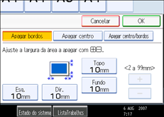 Imagem do ecr&atilde; do painel de opera&ccedil;&atilde;o