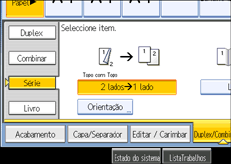 Imagem do ecr&atilde; do painel de opera&ccedil;&atilde;o