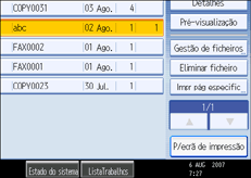 Imagem do ecr&atilde; do painel de opera&ccedil;&atilde;o