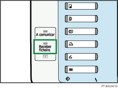 Ilustra&ccedil;&atilde;o do indicador Ficheiro na mem&oacute;ria
