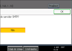 Ilustra&ccedil;&atilde;o do ecr&atilde; do painel de opera&ccedil;&atilde;o