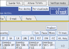 Ilustra&ccedil;&atilde;o do ecr&atilde; do painel de opera&ccedil;&atilde;o