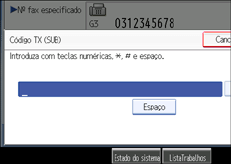 Ilustra&ccedil;&atilde;o do ecr&atilde; do painel de opera&ccedil;&atilde;o