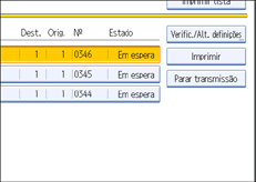 Ilustra&ccedil;&atilde;o do ecr&atilde; do painel de opera&ccedil;&atilde;o