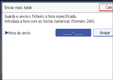 Ilustra&ccedil;&atilde;o do ecr&atilde; do painel de opera&ccedil;&atilde;o