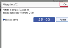 Ilustra&ccedil;&atilde;o do ecr&atilde; do painel de opera&ccedil;&atilde;o