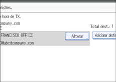 Ilustra&ccedil;&atilde;o do ecr&atilde; do painel de opera&ccedil;&atilde;o