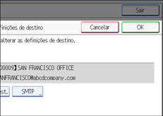 Ilustra&ccedil;&atilde;o do ecr&atilde; do painel de opera&ccedil;&atilde;o