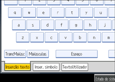 Ilustra&ccedil;&atilde;o do ecr&atilde; do painel de opera&ccedil;&atilde;o