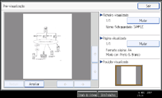 Ilustra&ccedil;&atilde;o do ecr&atilde; do painel de opera&ccedil;&atilde;o