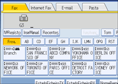 Ilustra&ccedil;&atilde;o do ecr&atilde; do painel de opera&ccedil;&atilde;o