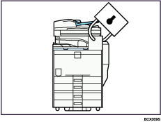 Imagem de Administrar o equipamento/Proteger documentos