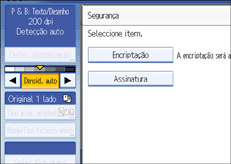 Ilustra&ccedil;&atilde;o do ecr&atilde; do painel de opera&ccedil;&atilde;o