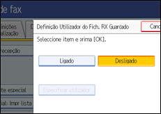 Ilustra&ccedil;&atilde;o do ecr&atilde; do painel de opera&ccedil;&atilde;o