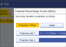 Ilustra&ccedil;&atilde;o do ecr&atilde; do painel de opera&ccedil;&atilde;o
