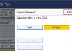 Ilustra&ccedil;&atilde;o do ecr&atilde; do painel de opera&ccedil;&atilde;o