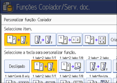 Ilustra&ccedil;&atilde;o do ecr&atilde; do painel de opera&ccedil;&atilde;o