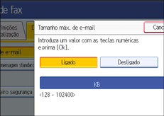 Ilustra&ccedil;&atilde;o do ecr&atilde; do painel de opera&ccedil;&atilde;o