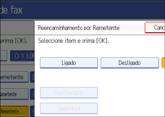 Ilustra&ccedil;&atilde;o do ecr&atilde; do painel de opera&ccedil;&atilde;o