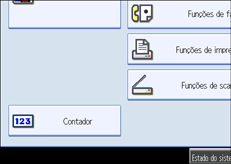 Ilustra&ccedil;&atilde;o do ecr&atilde; do painel de opera&ccedil;&atilde;o