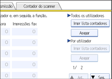 Ilustra&ccedil;&atilde;o do ecr&atilde; do painel de opera&ccedil;&atilde;o
