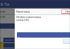 Ilustra&ccedil;&atilde;o do ecr&atilde; do painel de opera&ccedil;&atilde;o