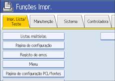 Ilustra&ccedil;&atilde;o do ecr&atilde; do painel de opera&ccedil;&atilde;o