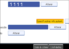 Ilustra&ccedil;&atilde;o do ecr&atilde; do painel de opera&ccedil;&atilde;o